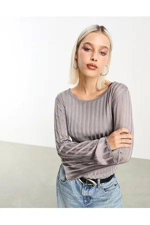 Weekday Enora - Maglione a coste trasparenti