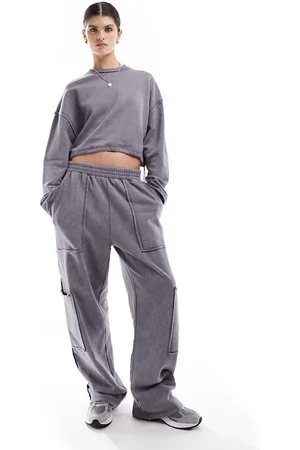 ASOS Joggers multitasche antracite in coordinato
