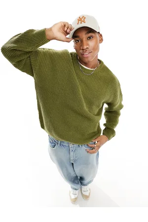 ASOS Maglione oversize in maglia a coste inglesi