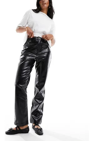 River Island Pantaloni dritti neri