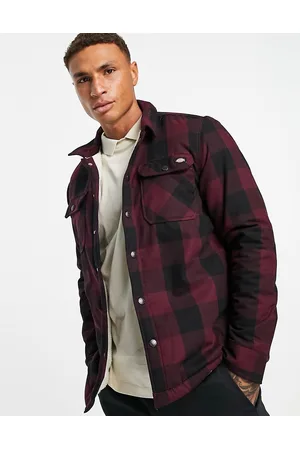 Dickies Sacramento - Camicia a quadri bordeaux foderata