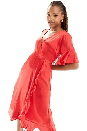 Bardot AX Paris - Vestito avvolgente in raso