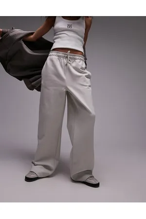 Topshop Joggers dritti écru