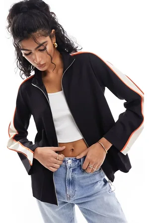 In wear InWear - Rincent - Giacca sportiva nera con zip e righe
