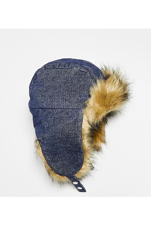 Reclaimed Colbacco unisex in velluto a coste con pelliccia sintetica
