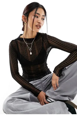 In wear InWear - Gwen - Top sottile in pizzo trasparente a strati
