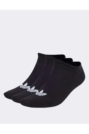 adidas Confezione da 6 paia di calzini neri con logo a trifoglio