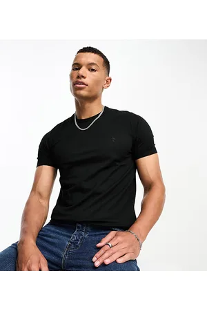 French Connection Tall - T-shirt girocollo nera