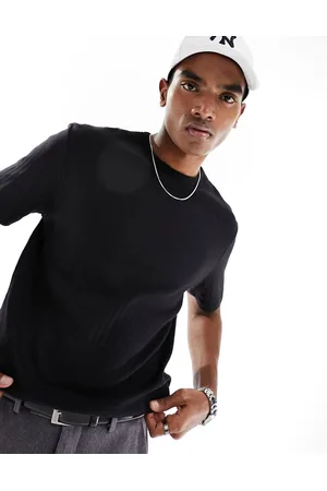 ASOS T-shirt nera traforata
