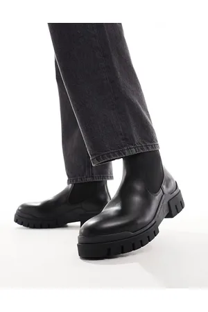 Calvin Klein Stivaletti bassi neri in pelle