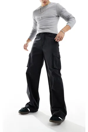 COLLUSION Pantaloni cargo neri