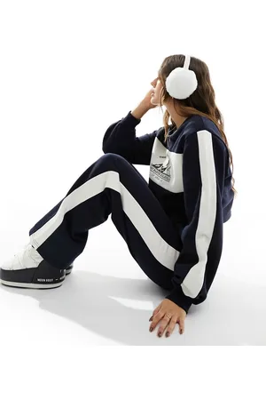 Threadbare Tuta sportiva da sci con maglione taglio corto e joggers