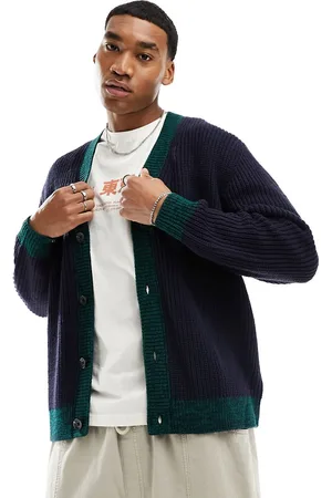 ASOS Cardigan comodo in maglia con dettagli a contrasto