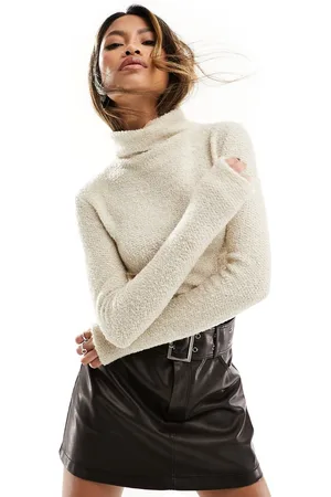 NA-KD Maglione sporco con scollo a imbuto