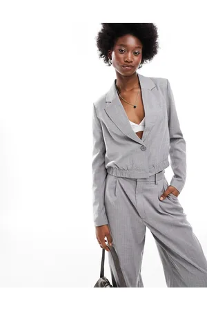 Noisy May Blazer corto con vita elasticizzata chiaro in coordinato