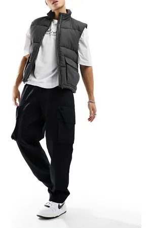 ASOS Pantaloni cargo neri ampi