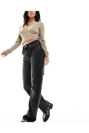 Stradivarius Petite - Jeans dritti lavaggio