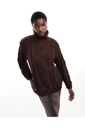 Monki Maglione pesante dolcevita scuro