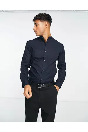 French Connection Camicia con collo serafino