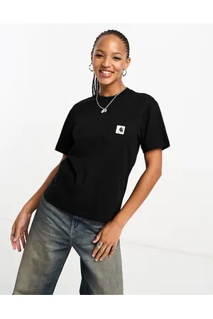 Carhartt T-shirt nera con tasca