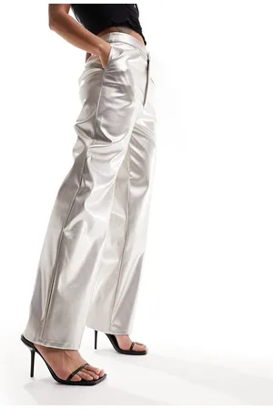 Sister Jane Deco - Pantaloni chiaro metallizzato
