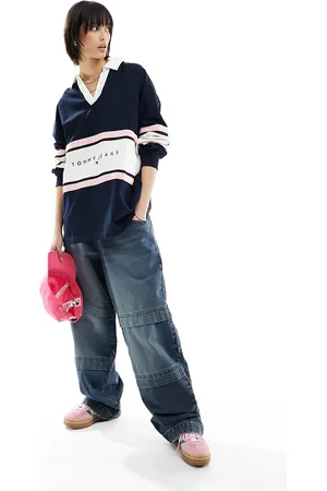 Tommy Hilfiger Maglia stile rugby colorblock