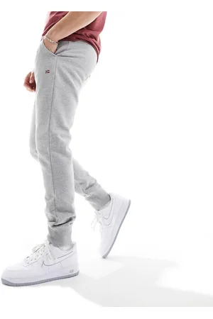 Napapijri Malis - Joggers in pile grigi con logo piccolo