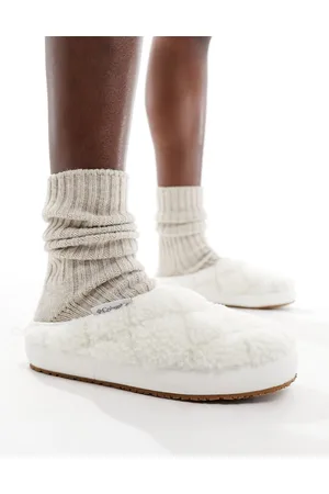 Columbia Cozy Cabin Lazy Bend - Pantofole camper in pile bianche