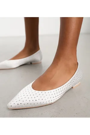 Be Mine Jiggy - Scarpe basse da sposa decorate color avorio