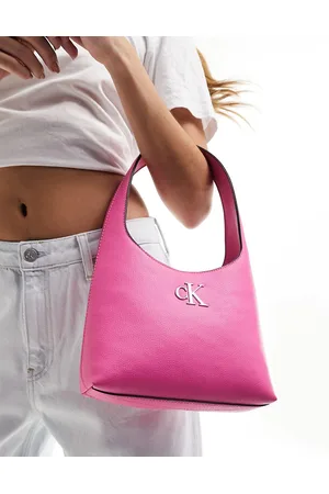Calvin Klein Borsa da spalla stile minimal con logo a monogramma