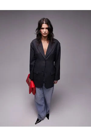 Topshop Blazer destrutturato con cut-out sul retro