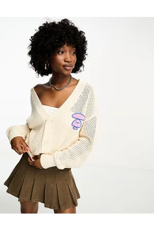 A Bathing Ape AAPE By A Bathing Ape - Cardigan taglio corto in maglia sporco