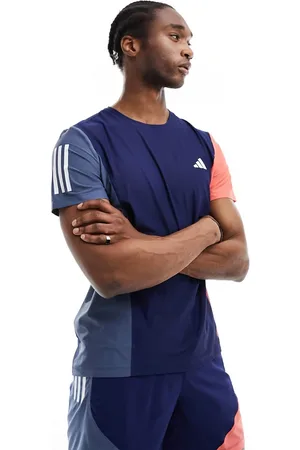 adidas Adidas Running - Own The Run - T-shirt navy e arancione