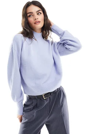& OTHER STORIES Maglione azzurro con collo alto