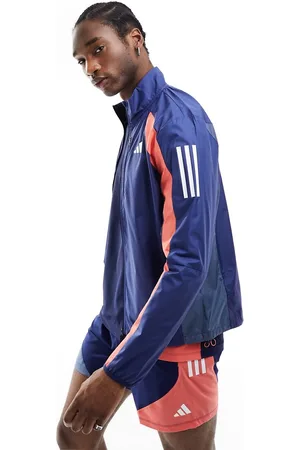 adidas Adidas Running - Own The Run - Giacca navy e arancione