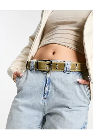 My Accessories London - Cintura grunge intrecciata con doppi occhielli