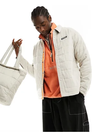 Columbia Landroamer - Camicia giacca color pietra trapuntata