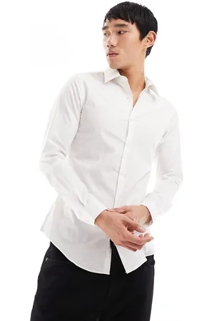 French Connection Camicia skinny bianca