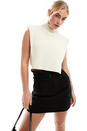 & OTHER STORIES Smanicato accollato in maglia misto lana beige