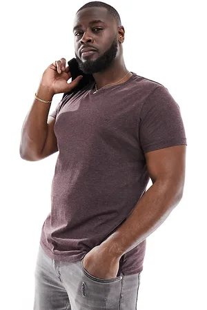 French Connection Tall - T-shirt girocollo bordeaux mélange