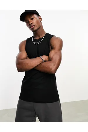 ASOS Icon - Top senza maniche da allenamento quick dry con giromanica ampio