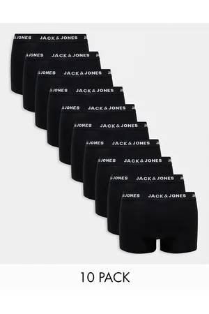 JACK & JONES Confezione da 10 boxer aderenti neri