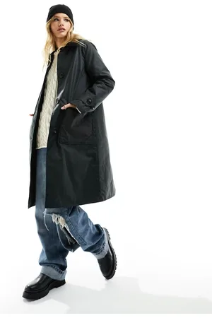 Barbour Newholm - Cappotto sartoriale cerato con dettagli a quadri scozzesi