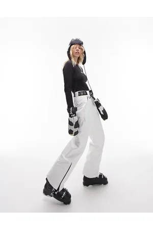 Topshop Sno - Pantaloni da sci dritti écru