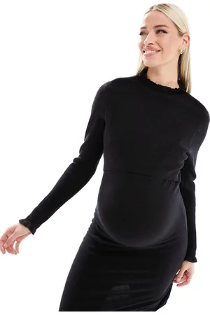 Mama;licious Mamalicious Maternity - Vestito midi in maglia