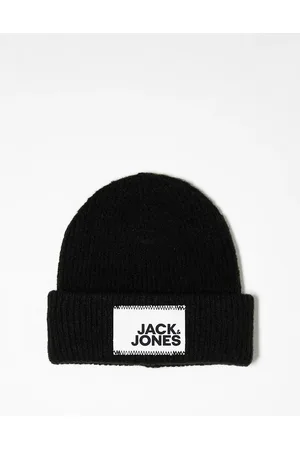 JACK & JONES Berretto in maglia con logo a contrasto
