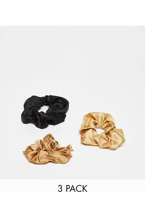 Revolution Revolution - Confezione da 3 elastici per capelli grandi in raso