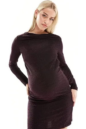 Mama;licious Mamalicious Maternity - Vestito midi glitterato