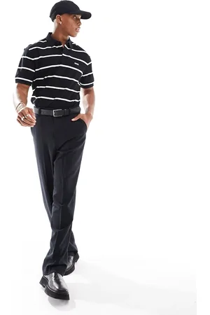 HUGO BOSS Polo nera a righe