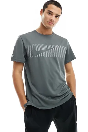 Nike Flash Dri-FIT Miler - T-shirt riflettente scuro